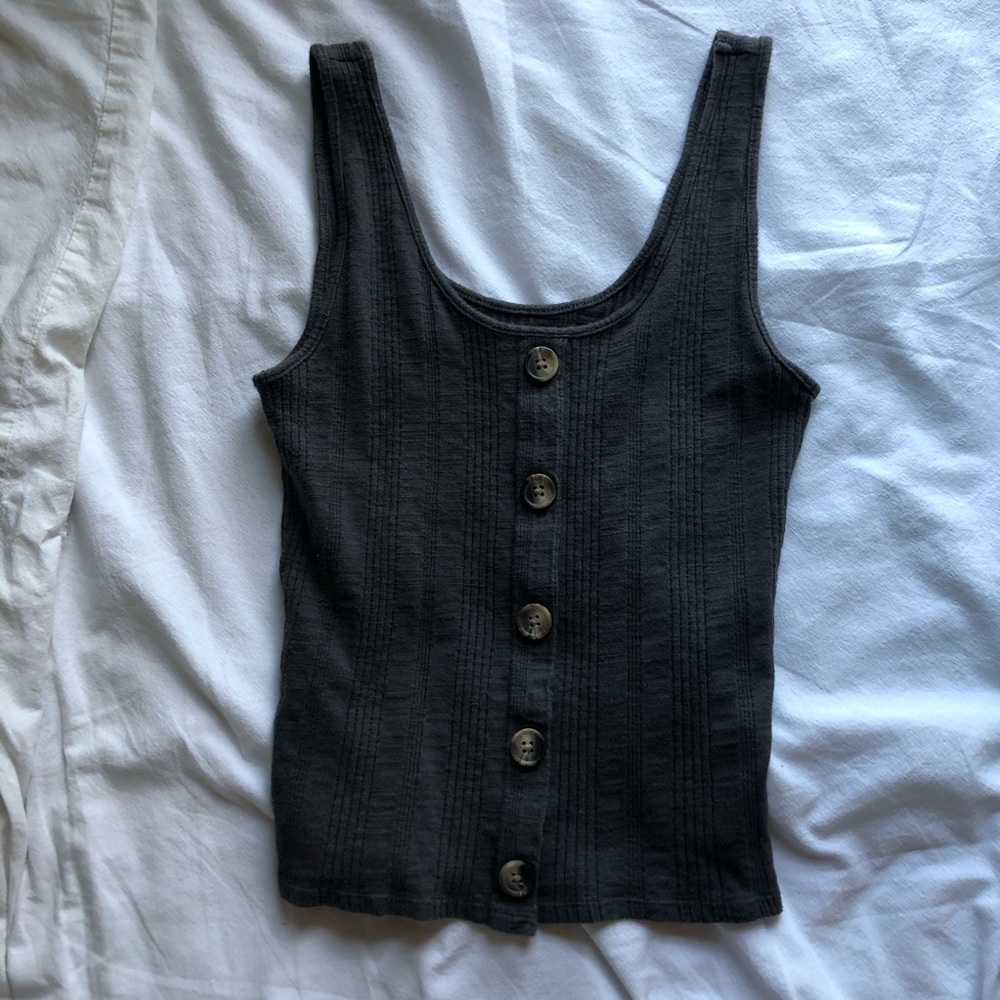 American Eagle Button Tank
